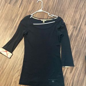 Burberry Black long sleeve shirt